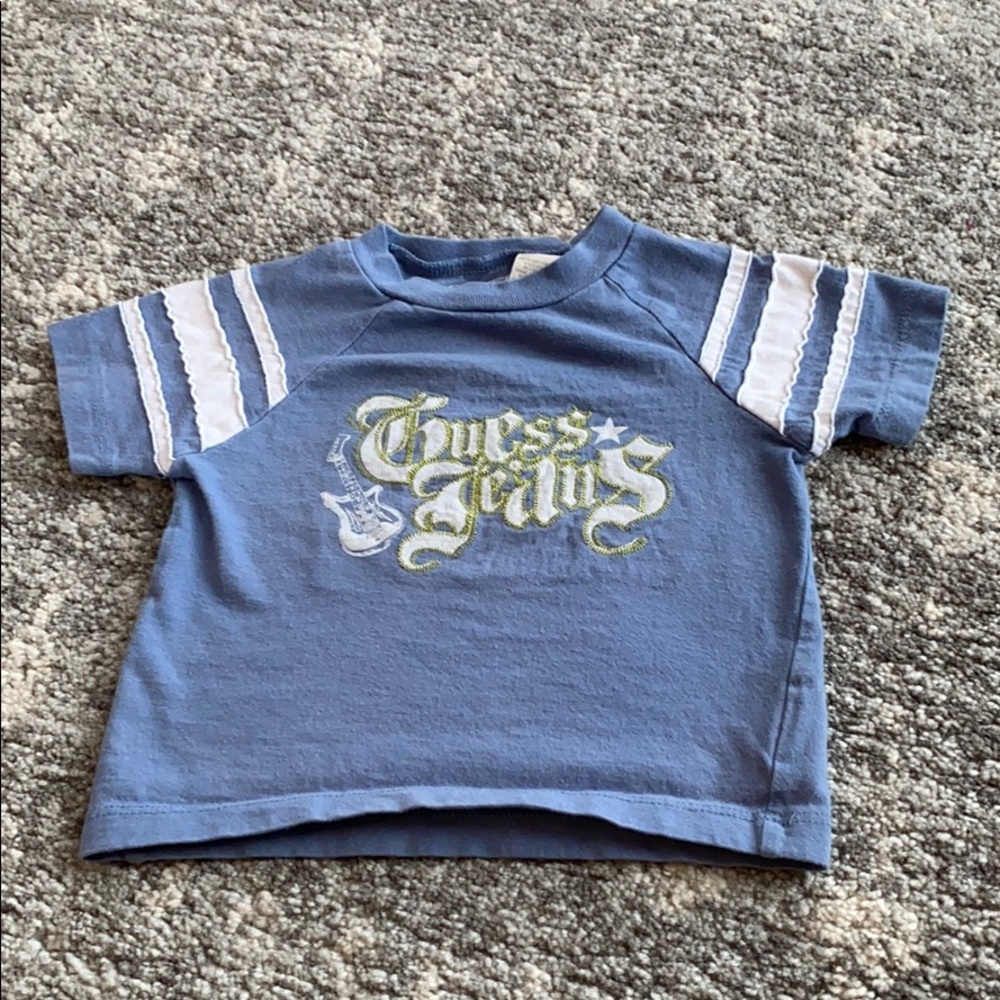 Baby boys Guess jeans 6 / 9 month t-shirt